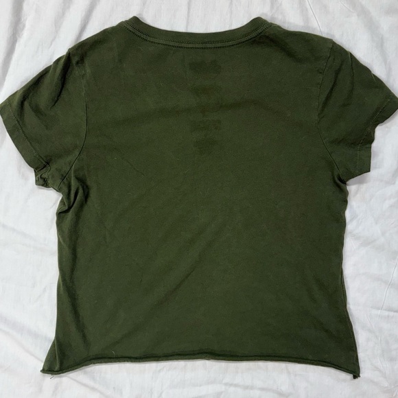 The Rolling Stones Raw Hem Crew Neck Baby Tee from Urban Outfitters - Picture 6 of 7